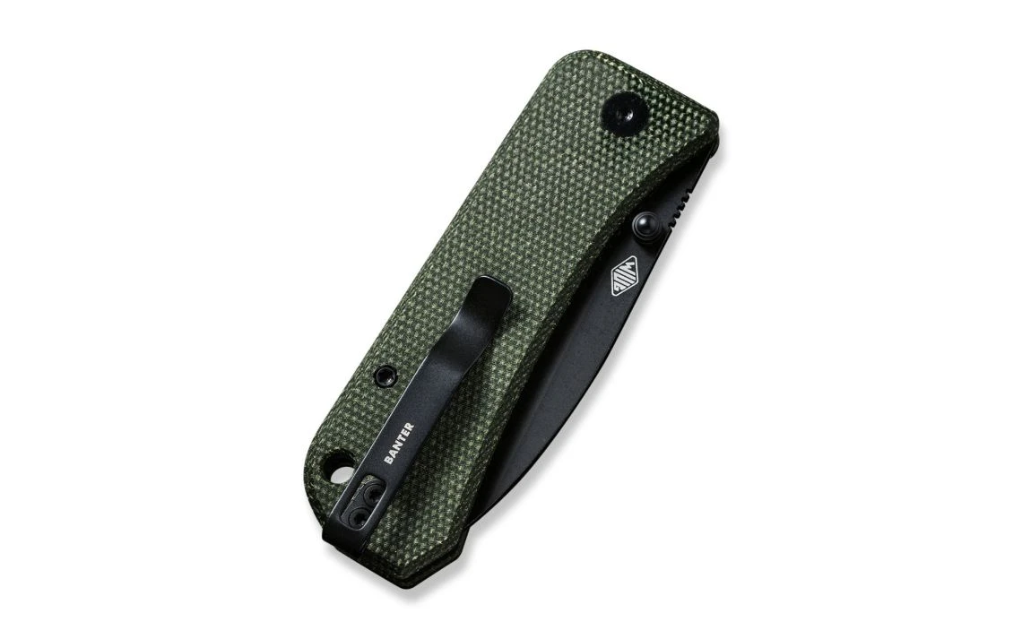 WE Knife 2004J Banter Thumb Stud Knife Micarta Handle 2.9" - Image 3