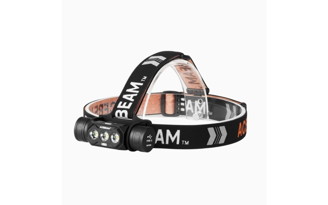 AceBeam H50 Lightweight 2000 Lumen Rechargeable LED Headlamp - Image 2