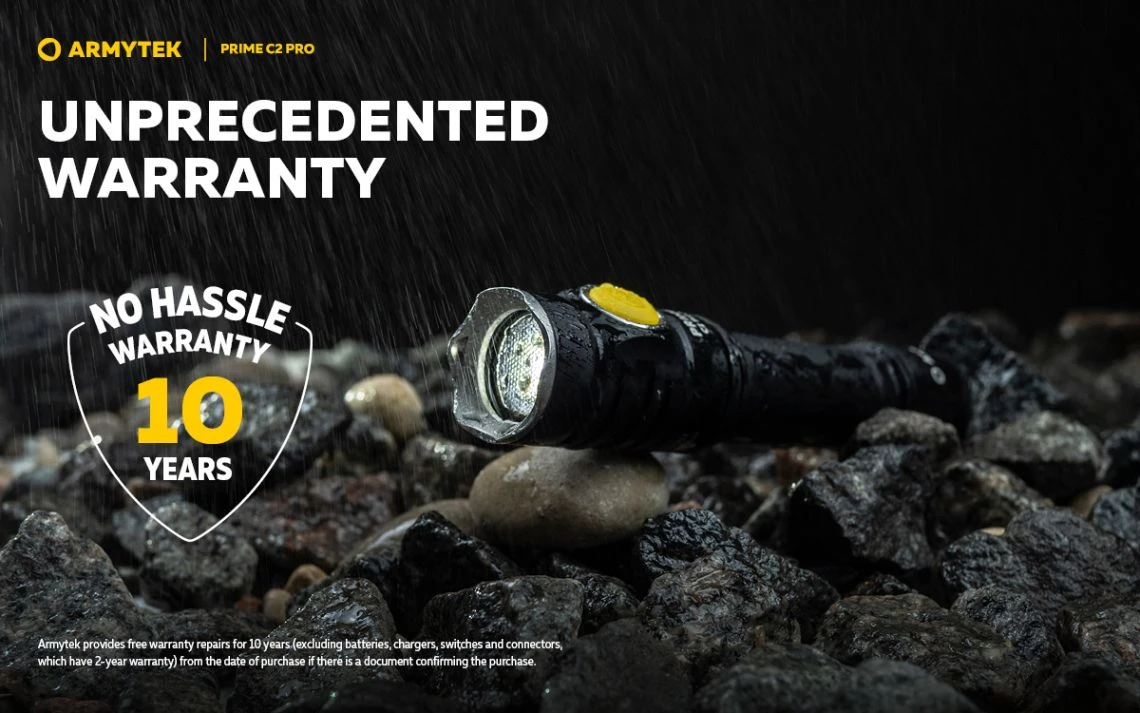 Armytek Prime C2 Pro Compact 2400 Lumen USB Rechargeable EDC Torch - Image 26