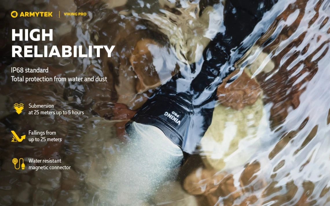 Armytek Viking Pro 2200 Lumen 288m Throw Rechargeable Extended Set - Image 16