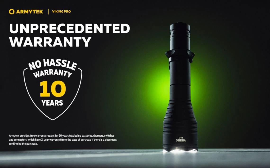 Armytek Viking Pro 2200 Lumen 288m Throw Rechargeable Extended Set - Image 20