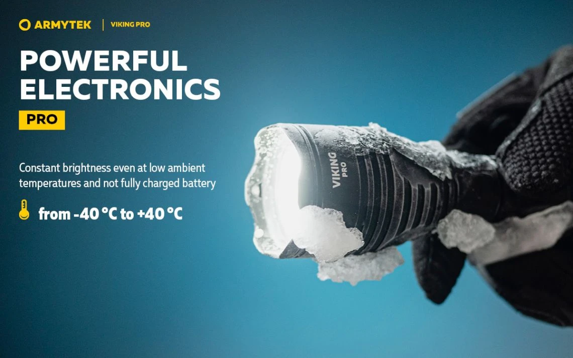 Armytek Viking Pro 2200 Lumen 288m Throw Rechargeable Extended Set - Image 10