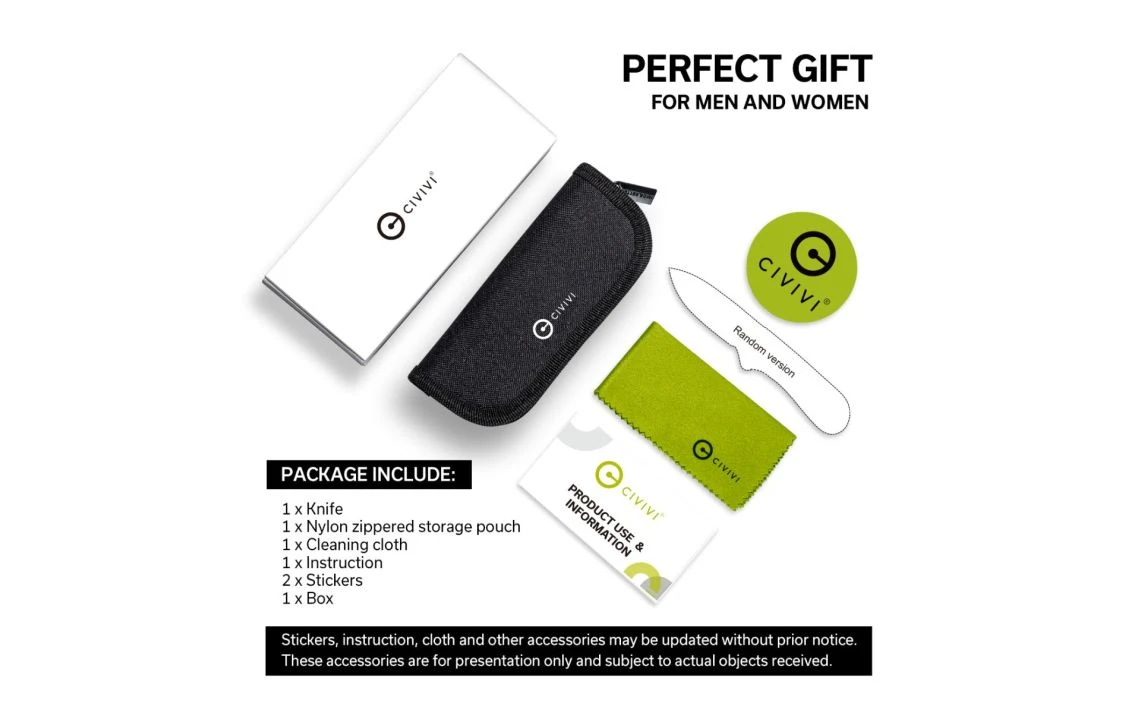 CIVIVI C18026C-1 Mini Praxis Flipper Knife OD Green G10 Handle 2.98" - Image 10