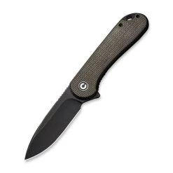 CIVIVI C907Z Elementum Flipper Knife Micarta Handle 2.96"