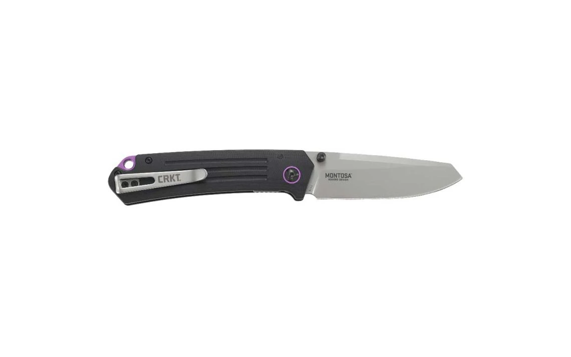 CRKT Montosa Liner Lock Knife Black G-10 3.25" - Image 2