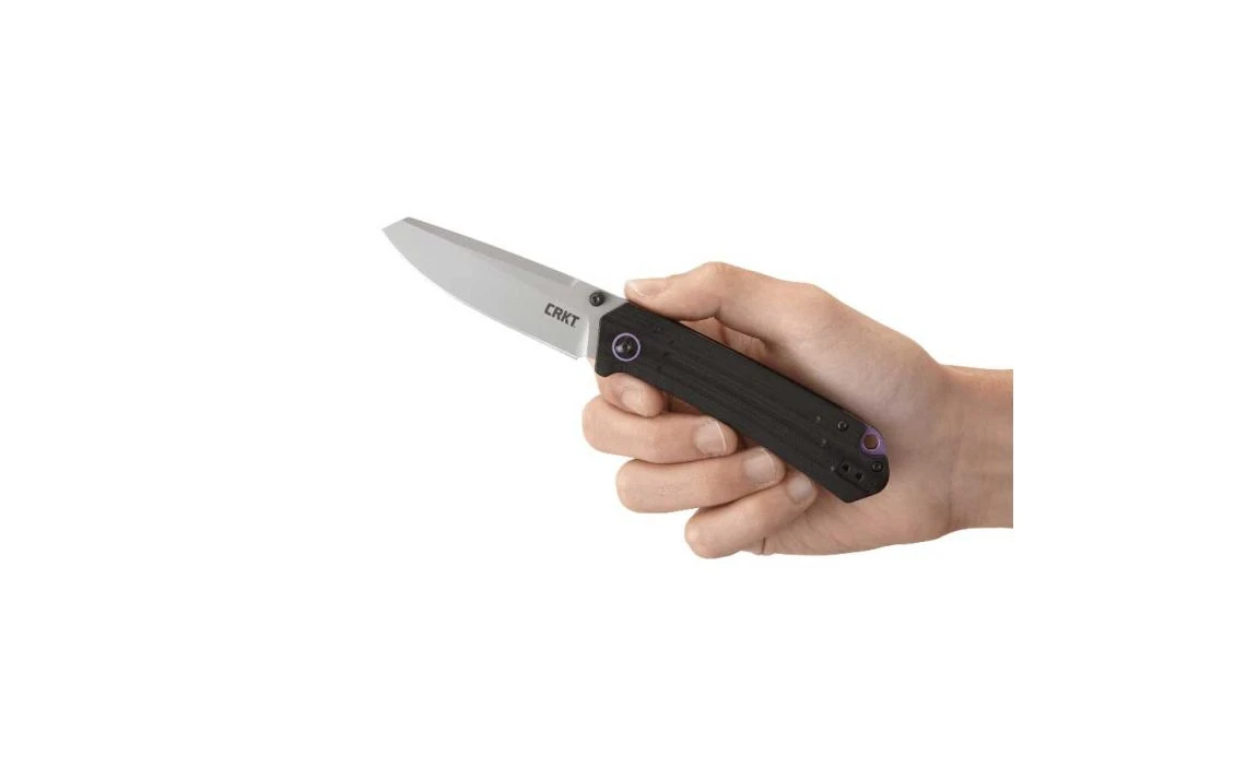 CRKT Montosa Liner Lock Knife Black G-10 3.25" - Image 9