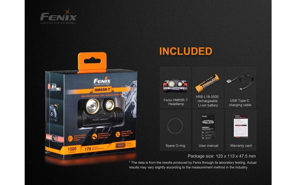 Fenix HM65R-T Dual Output 1500 Lumen Rechargeable Spot & Flood LED Headlamp - Image 18
