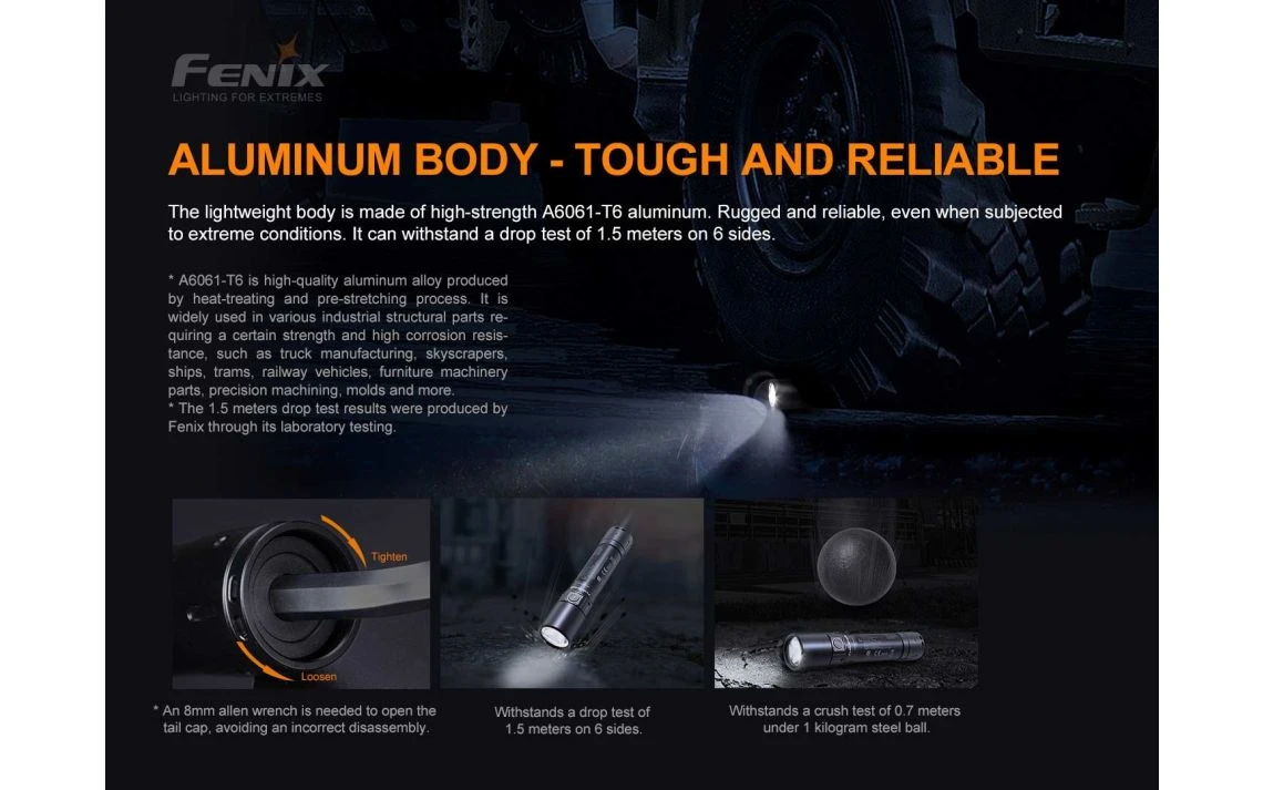 Fenix WF30RE Intrinsically Safe 280 Lumen Rechargeable LED Torch 13 Fenix WF30RE Intrinsically Safe 280 Lumen Rechargeable LED Torch - Image 11