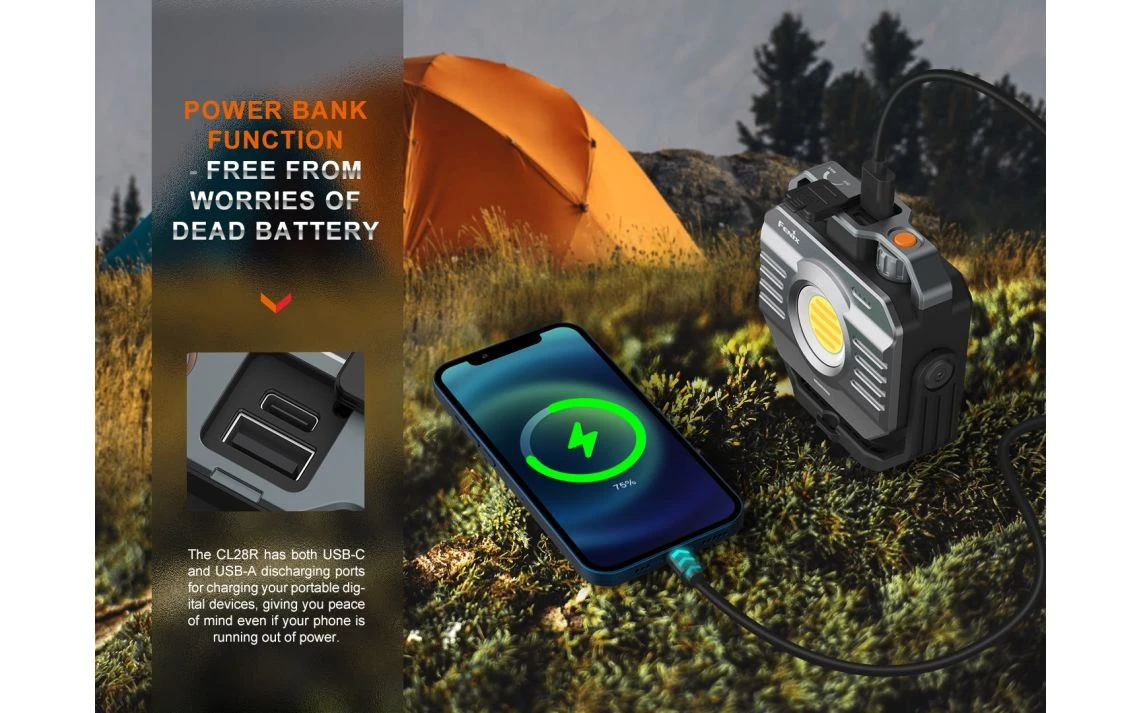 Fenix CL28R Multi-functional 2000 Lumen Dual Output Outdoor Lantern - Image 12
