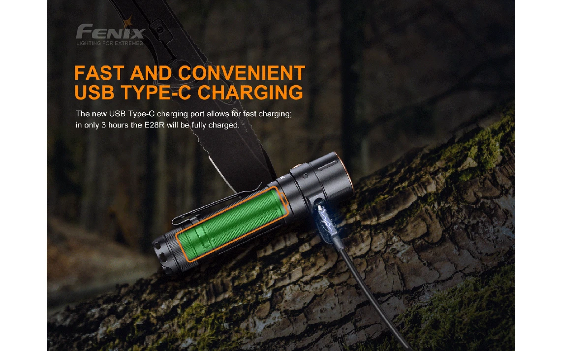 Fenix E28R Compact 1500 Lumen USB-C Rechargeable EDC Torch 7 Fenix E28R Compact 1500 Lumen USB-C Rechargeable EDC Torch - Image 5