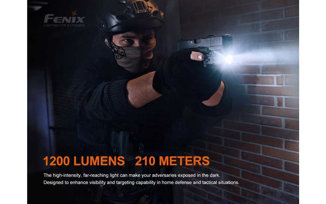 Fenix GL19R Mini 1200 Lumen USB-C Rechargeable Pistol Light - Image 7