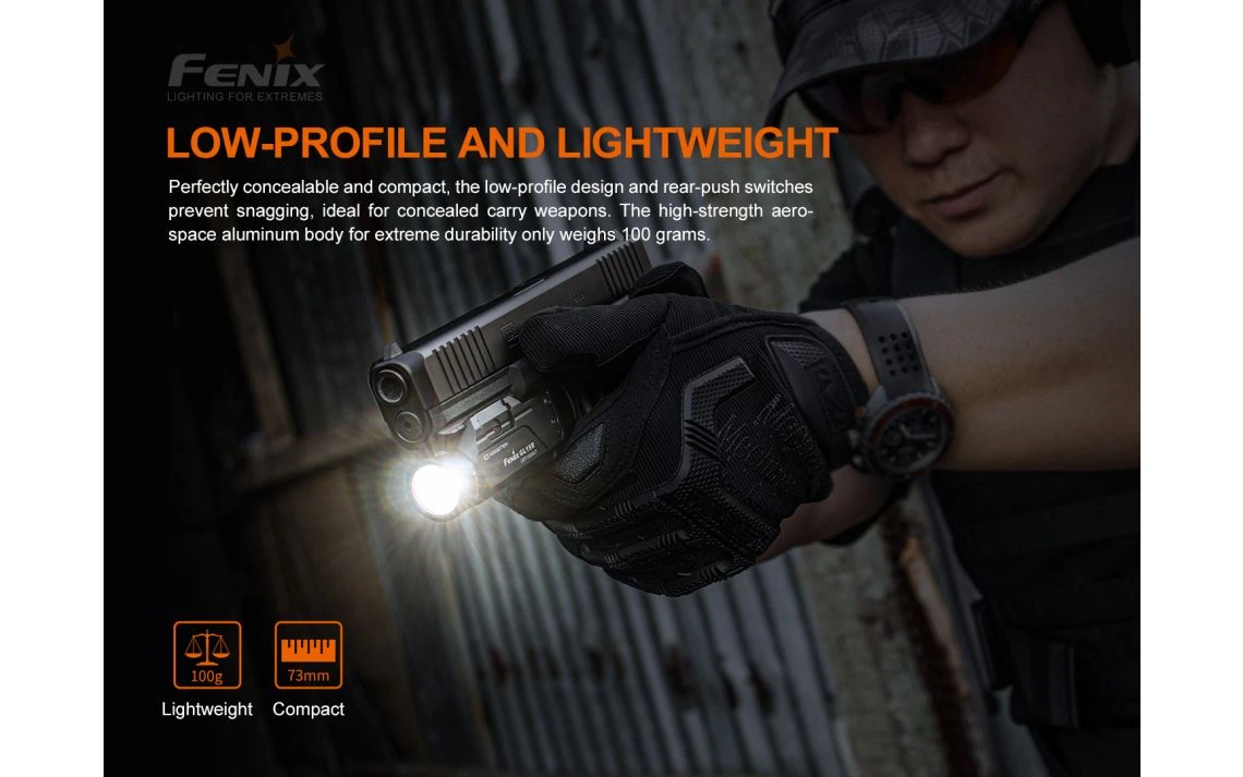 Fenix GL19R Mini 1200 Lumen USB-C Rechargeable Pistol Light - Image 14
