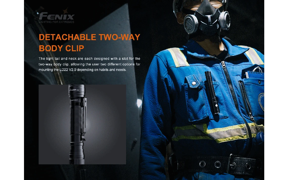 Fenix LD22 V2.0 Compact 800 Lumen Rechargeable Tactical LED Torch - Image 12
