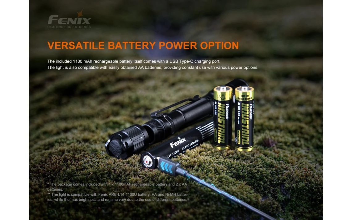 Fenix LD22 V2.0 Compact 800 Lumen Rechargeable Tactical LED Torch - Image 4
