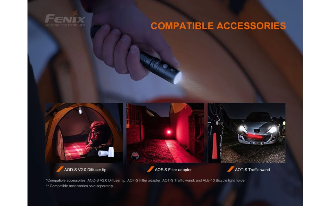 Fenix LD22 V2.0 Compact 800 Lumen Rechargeable Tactical LED Torch - Image 8