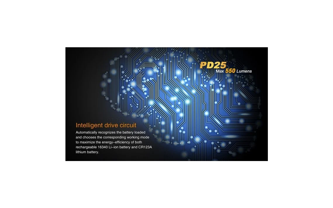 Fenix PD25 Mini 550 Lumen Tactical LED Torch - Image 8