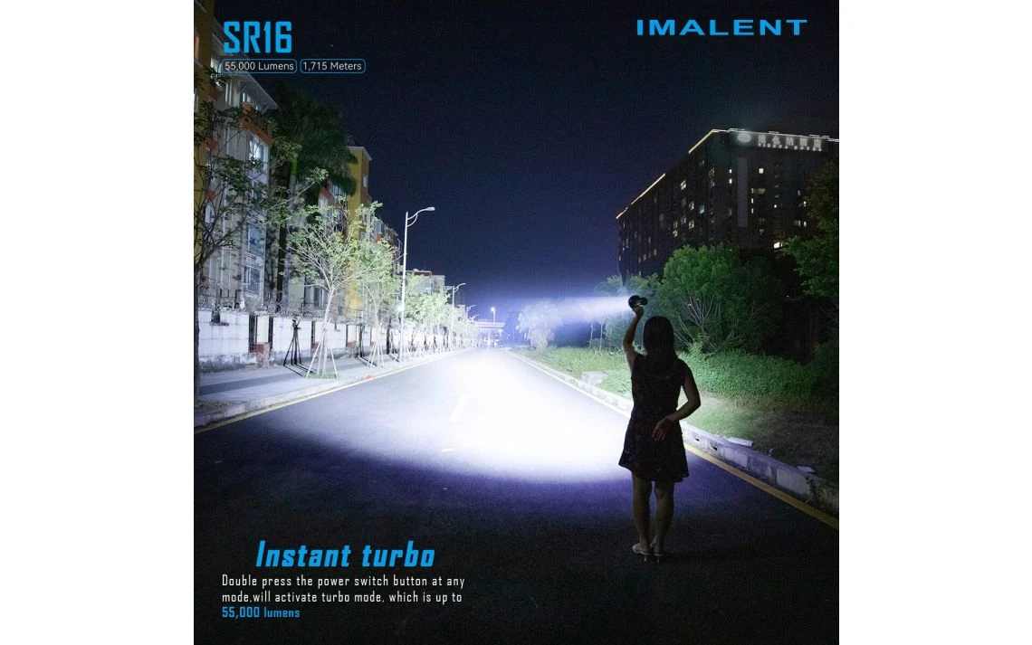 Imalent SR16 Powerful 55000 Lumen 1715m Throw Rechargeable Search Light - Image 14