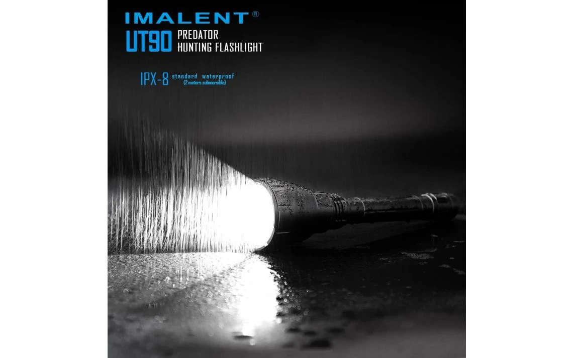 Imalent UT90 Powerful 4800 Lumen 1308m Long Range Rechargeable Hunting Torch & Kit - Image 13