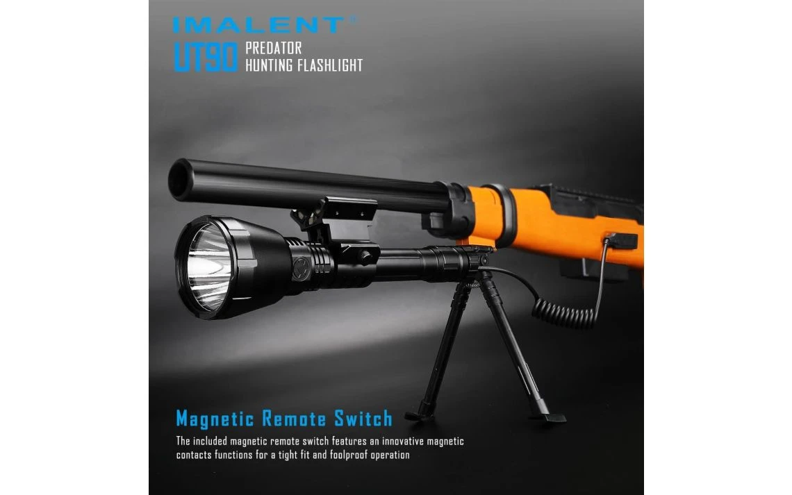 Imalent UT90 Powerful 4800 Lumen 1308m Long Range Rechargeable Hunting Torch & Kit - Image 7