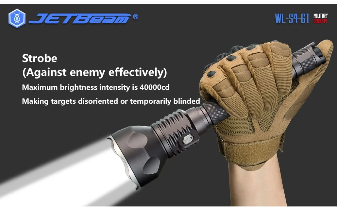 JETBeam WL-S4-GT Powerful 2930 Lumen 400m LED Torch - Image 12