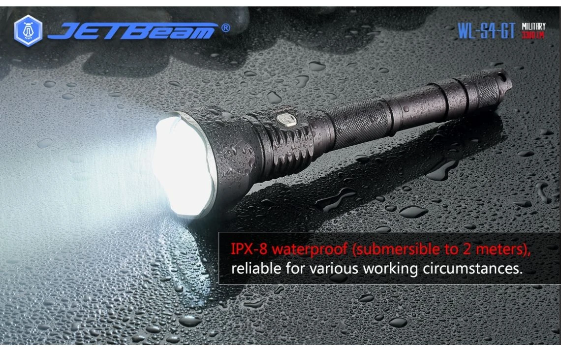JETBeam WL-S4-GT Powerful 2930 Lumen 400m LED Torch - Image 23