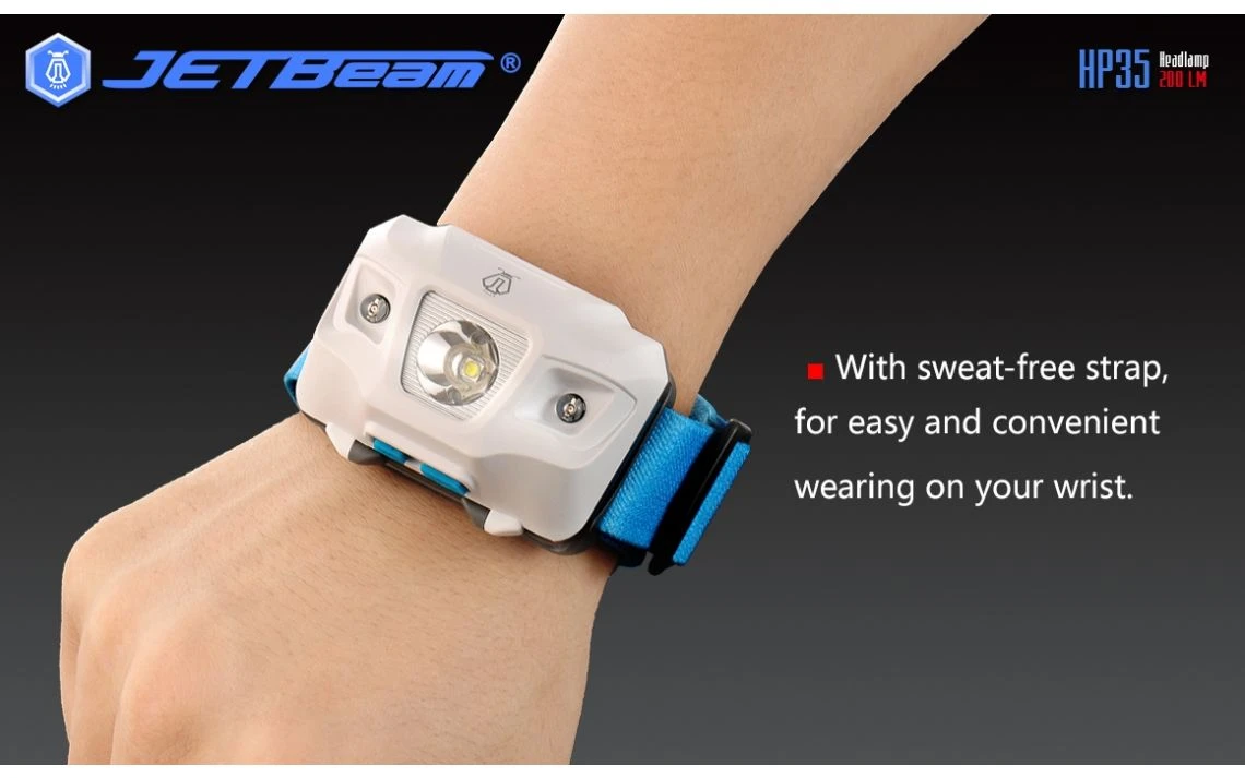 JETBeam HP35 Lightweight 200 Lumen Headlamp - Image 9