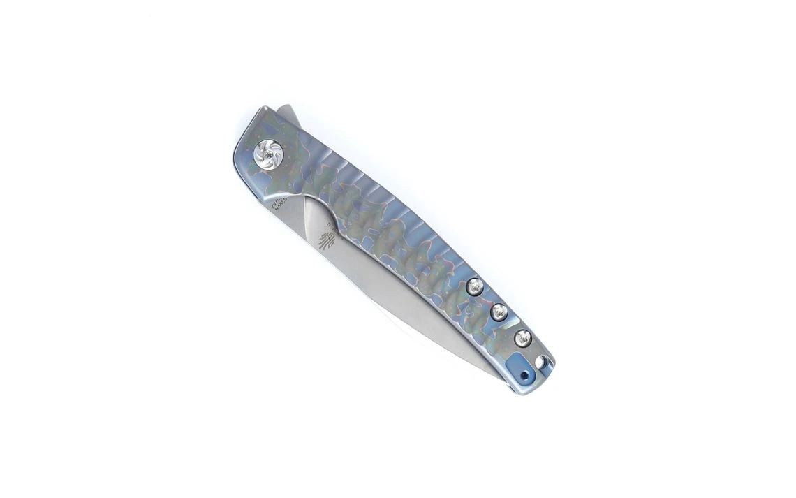 Kizer Ki3457A2 Splinter Frame Lock Titanium Blue 3.375" - Image 6
