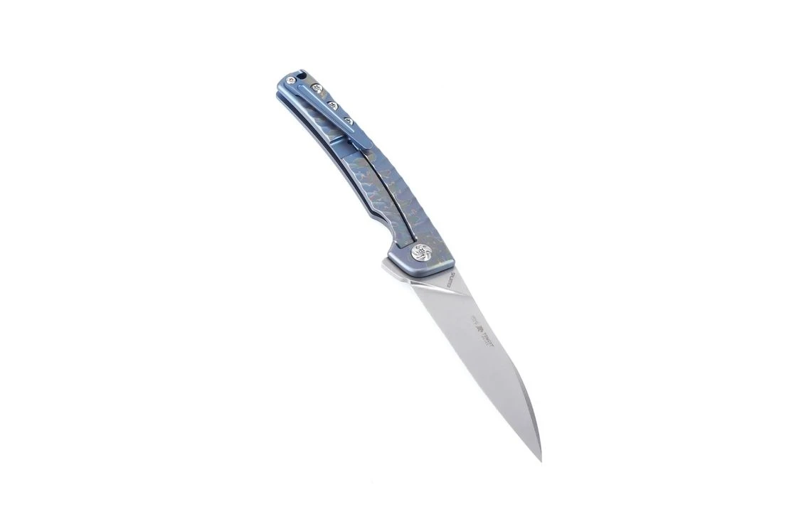 Kizer Ki3457A2 Splinter Frame Lock Titanium Blue 3.375" - Image 2