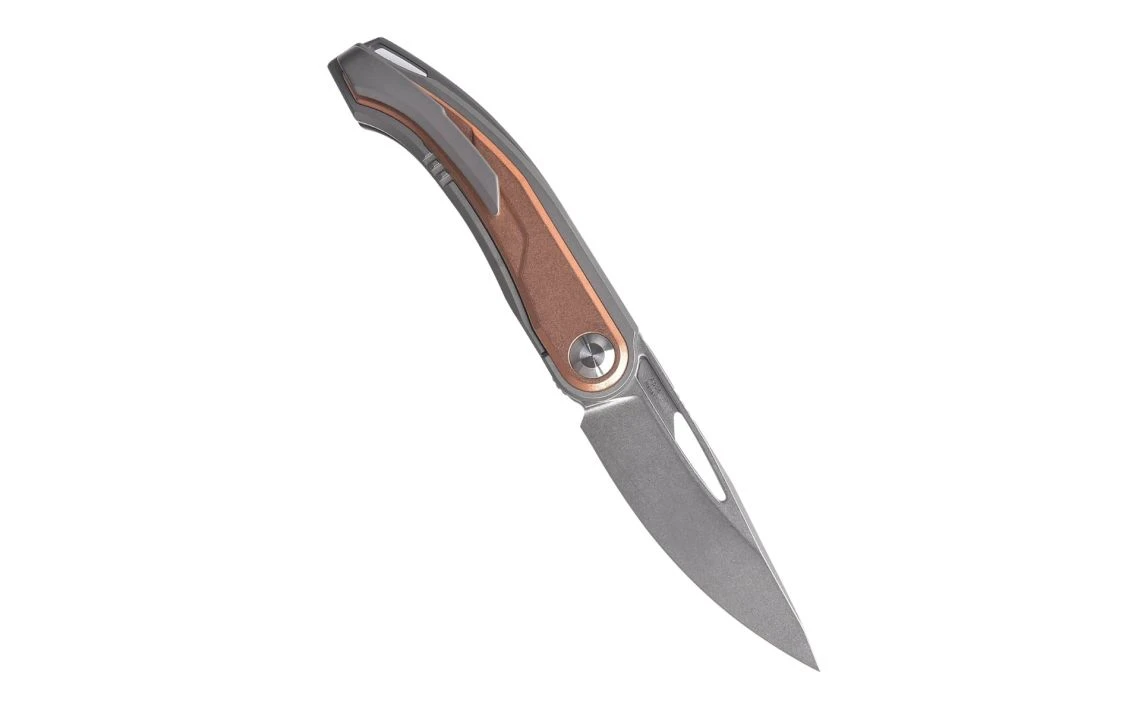 Kizer Ki3554A2 Apus Frame Lock Copper Orange 3.03" - Image 2
