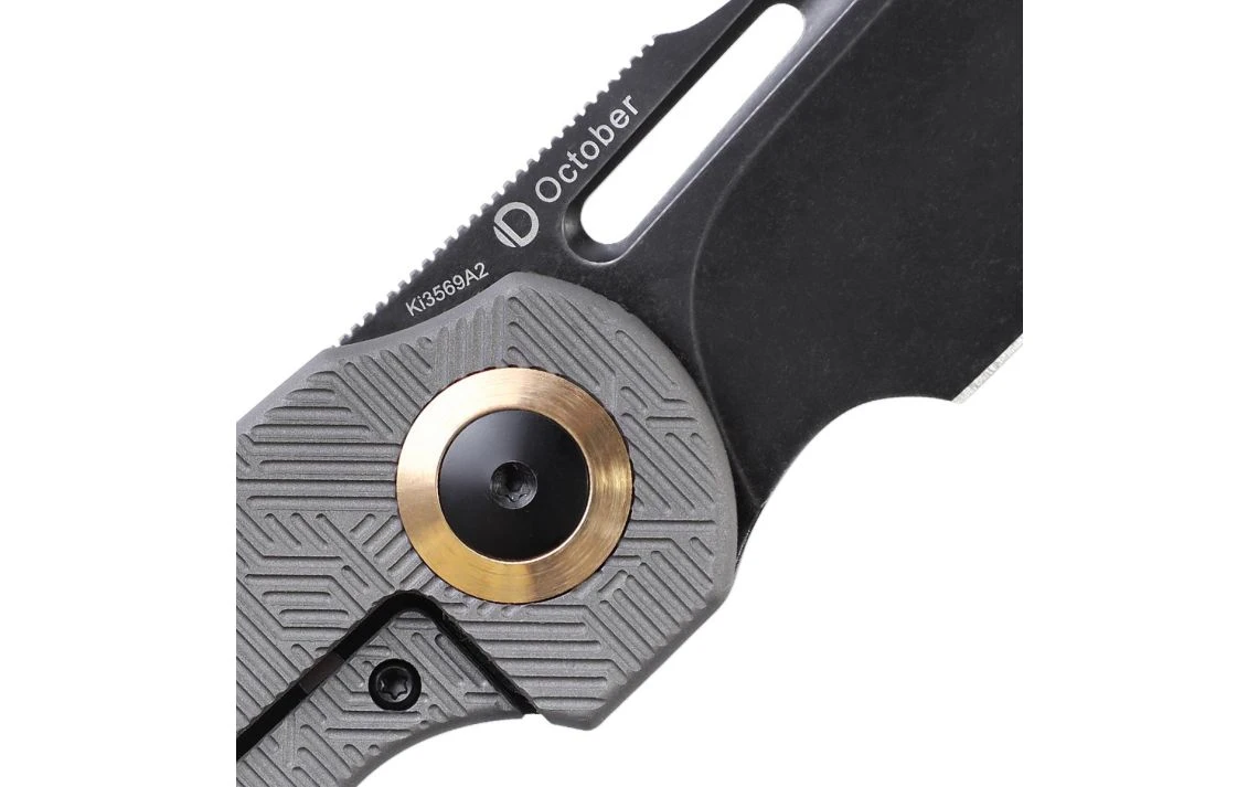 Kizer Ki3569A2 October 20CV Blade Grey Titanium Handle 2.93" - Image 3