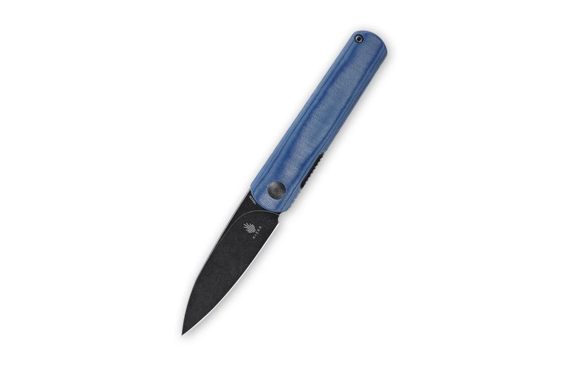 Kizer V3499C2 Feist Blue Denim Micarta 2.8" Stonewash