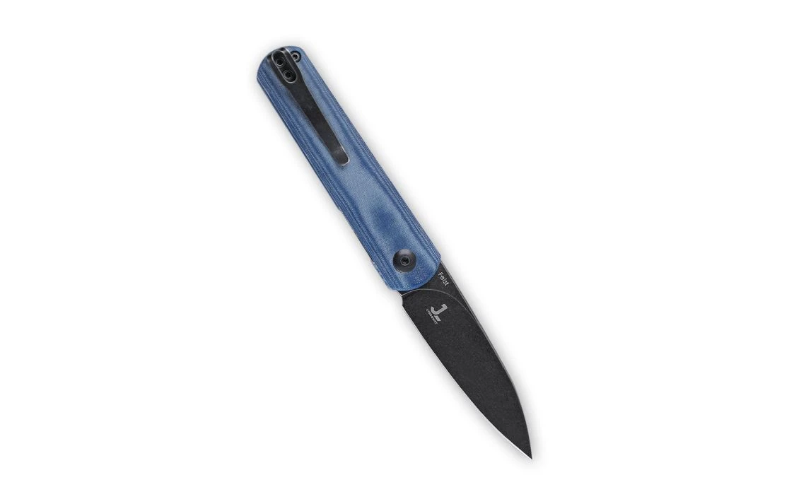 Kizer V3499C2 Feist Blue Denim Micarta 2.8" Stonewash - Image 2