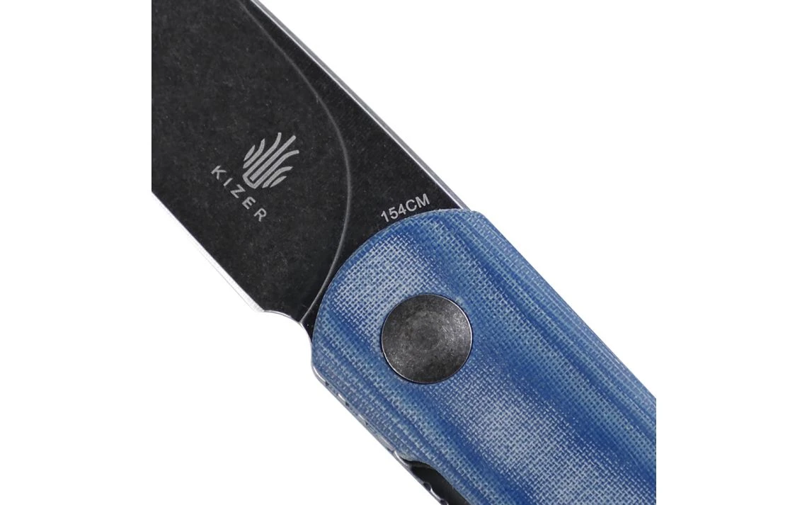 Kizer V3499C2 Feist Blue Denim Micarta 2.8" Stonewash - Image 4