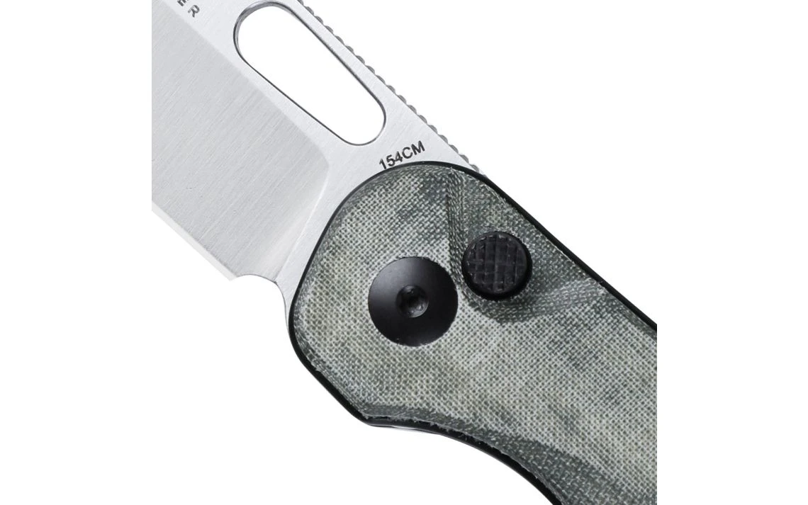 Kizer V3606C1 Azo HIC-CUP Button Lock Knife Green Micarta 3.15" Satin 9 Kizer V3606C1 Azo HIC-CUP Button Lock Knife Green Micarta 3.15" Satin - Image 7