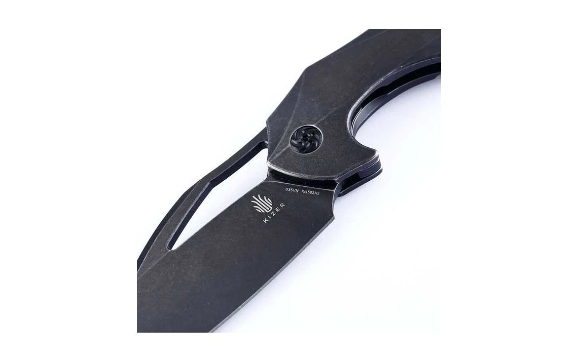 Kizer Ki4502A2 Megatherium Titanium Black Folding Knife - Image 6
