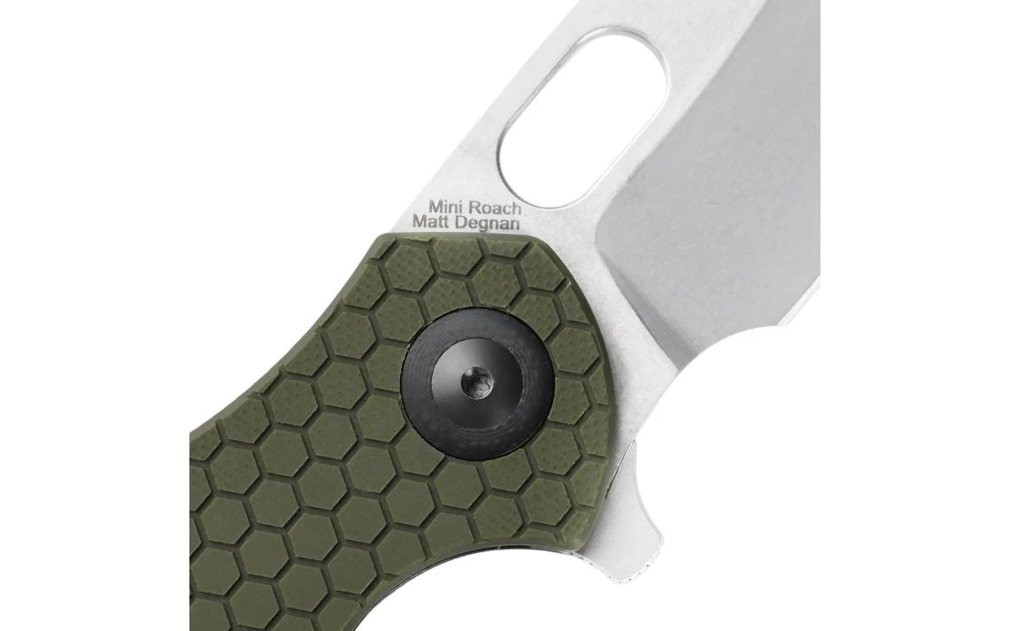 Kizer V3477C1 Mini Roach Liner Lock Olive Green G-10 3'' - Image 3