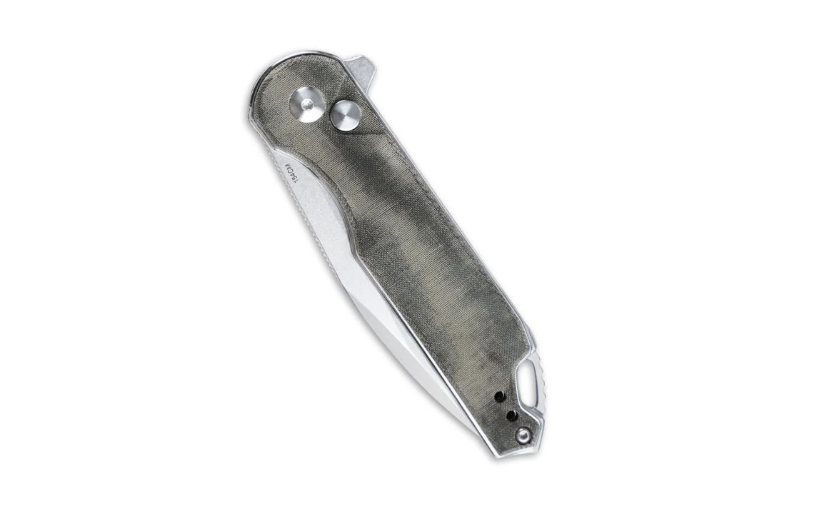 Kizer V3549C1 Assassin Folding Pocket Knife, Green Micarta - Image 6