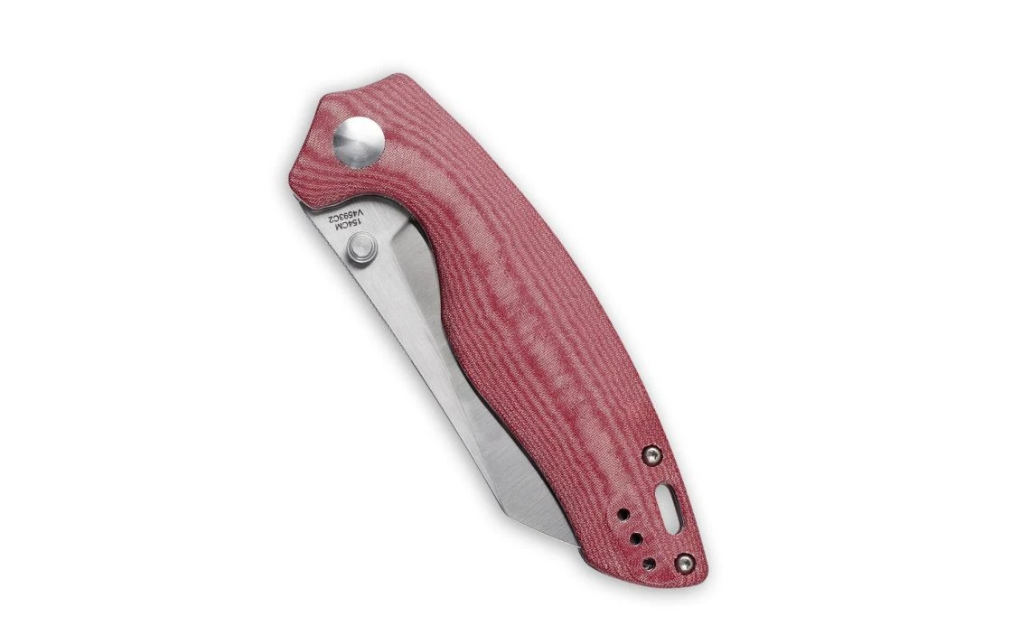 Kizer V4593C2 Azo Towser K Liner Lock Knife Red Micarta 3.39" - Image 6