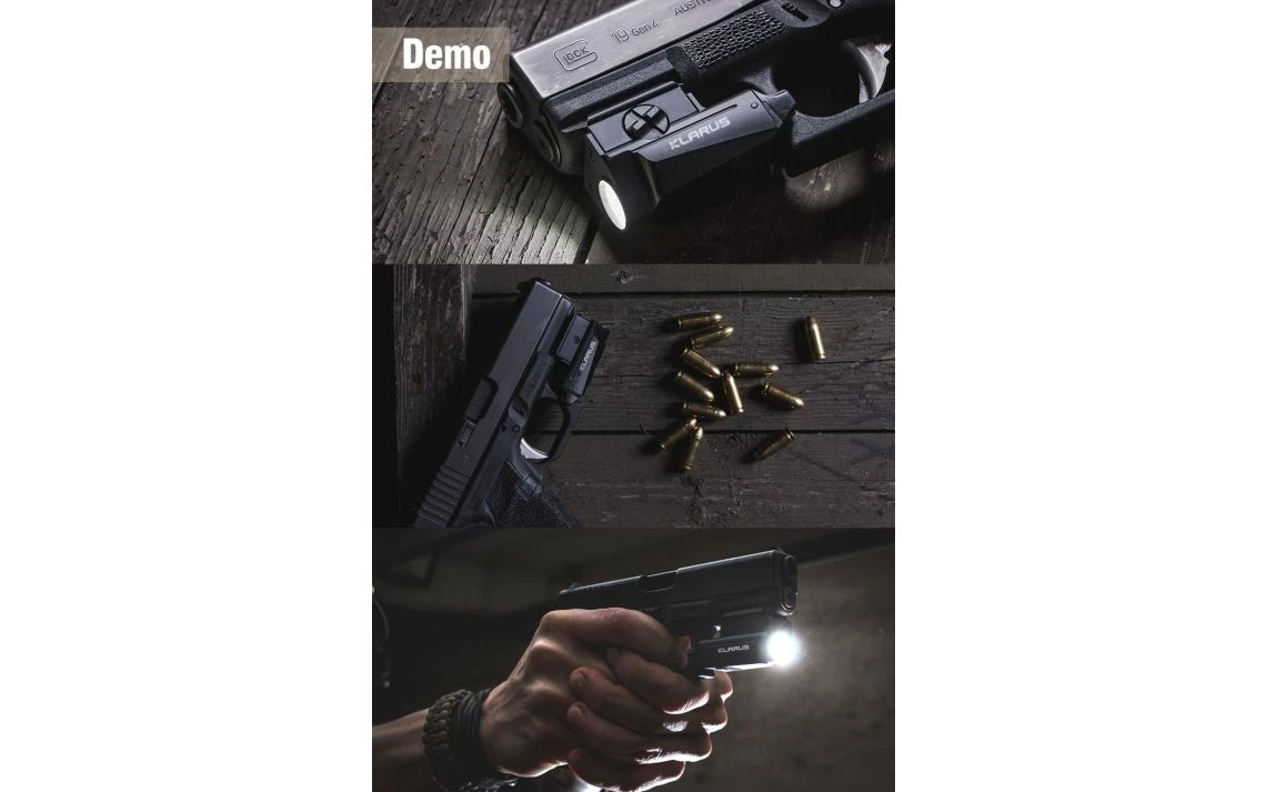 Klarus GL1 Ultra Compact 600 Lumen Rechargeable Pistol Light - Image 16