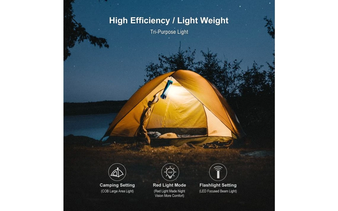 Klarus WL1 Folding 550 Lumen Rechargeable Work And Camping Light - Image 8