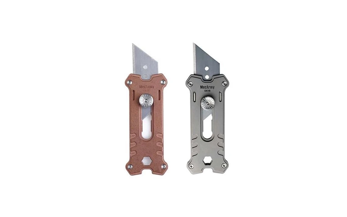 MecArmy EK16 Titanium Or Copper Utility Knife