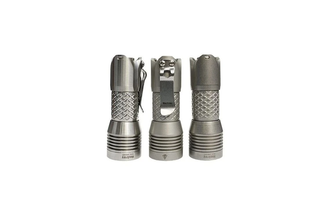 MecArmy PS16 Compact 2000 Lumen Stainless Steel EDC Torch