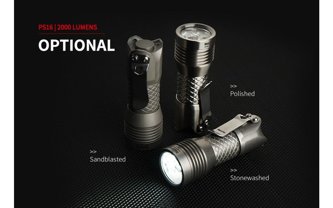 MecArmy PS16 Compact 2000 Lumen Stainless Steel EDC Torch - Image 19