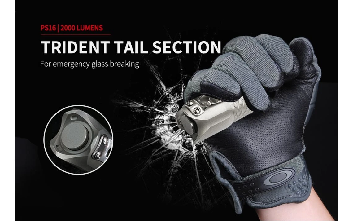 MecArmy PS16 Compact 2000 Lumen Stainless Steel EDC Torch - Image 16