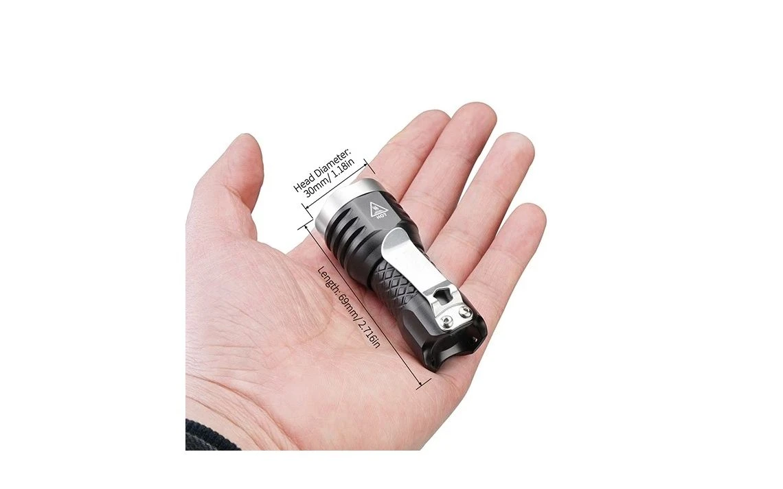 MecArmy PT16 Compact 1100 Lumen Rechargeable 16340 Powered EDC Torch - Image 7