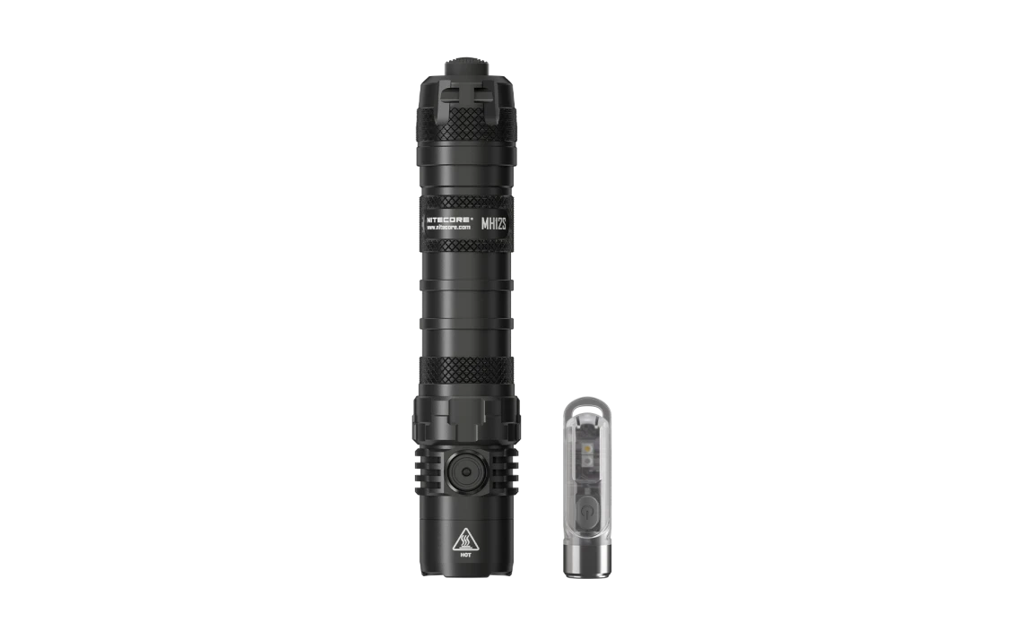 Nitecore MH12S 1800 Lumen Torch + Tiki Keychain Light Bundle 4 Nitecore MH12S 1800 Lumen Torch + Tiki Keychain Light Bundle - Image 2
