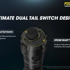 Nitecore P20iX Compact 4000 Lumen 221m USB-C Rechargeable Tactical Floodlight -Nitecore shop nitecore p20ix 12