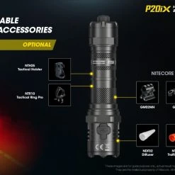 Nitecore P20iX Compact 4000 Lumen 221m USB-C Rechargeable Tactical Floodlight -Nitecore shop nitecore p20ix 23