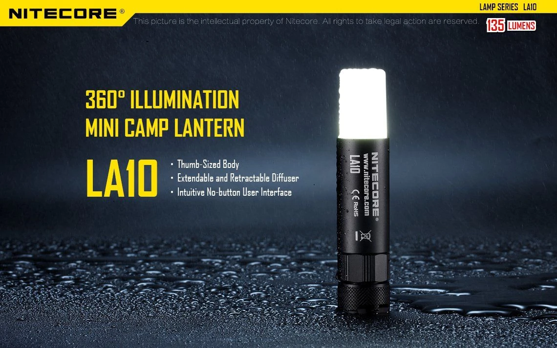 Nitecore LA10 135 Lumen 1 X AA LED Camping Light - Image 13