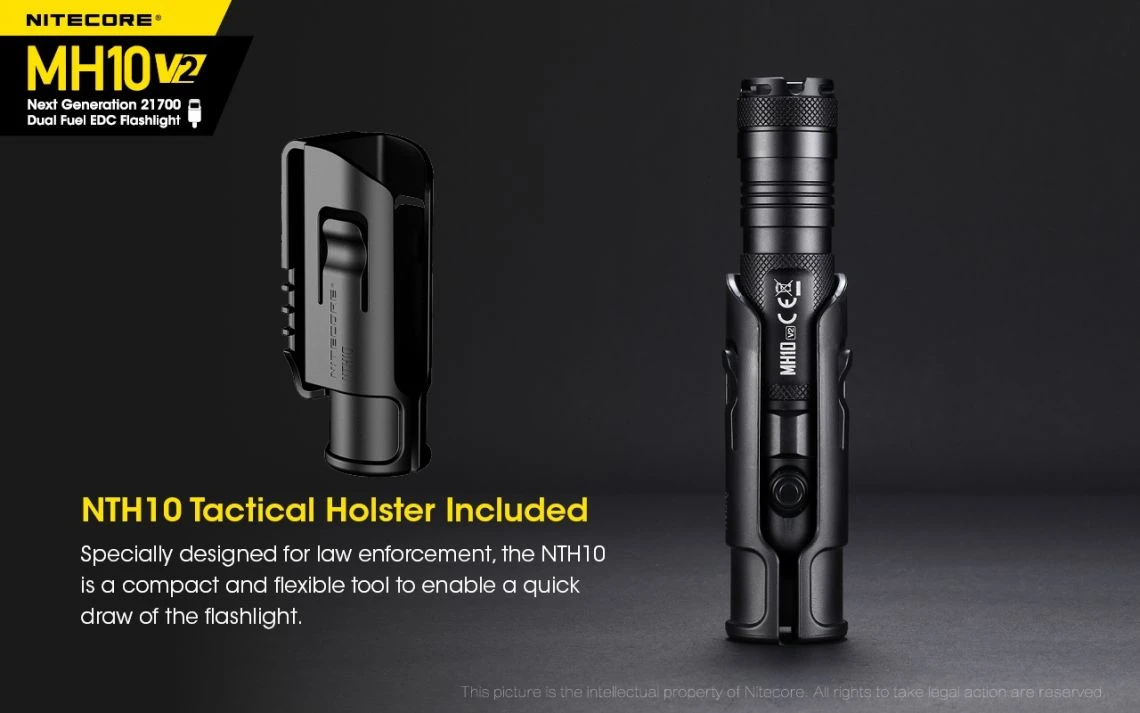 Nitecore MH10 V2 Next Generation 1200 Lumen USB-C Rechargeable LED Torch - Image 11